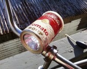 LED soup/food can bike light