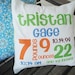 Baby Birth Stat Pillow and Sham, ALL NATURAL, fresh modern handmade children