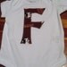 Reserved for LindsayFSU - Custom Initial Onesie or Toddler Shirt