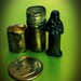 Thorens Miniature St. Therese Statue Pocket Shrine in brass bullet Case WWI FREE SHIPPING