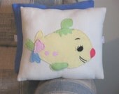 Decorative Pillow for Children Girl Submarine Theme