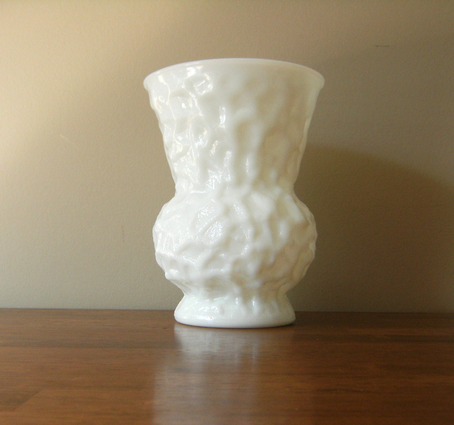 Vintage Eo Brody White Milk Glass Vase By Jwhite2 On Etsy 