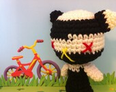 Bear in Black & White - Amigurumi