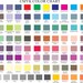 Table Number Wine Labels...1-10...Customize your Colors...Classic Swirl