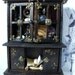 Gothic Witch spell hutch dollhouse miniature ooak fairy hutch