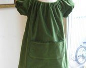 Turtle Green Corduroy Jumper 2T