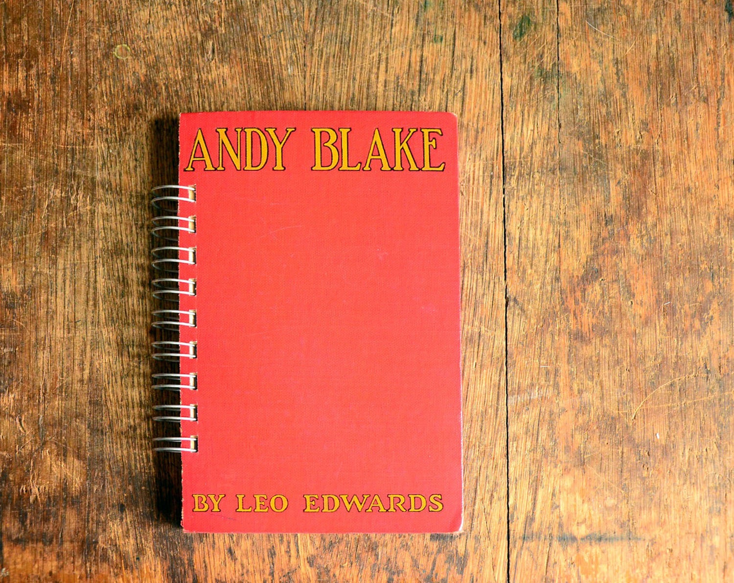 Vintage Book Journal .. Andy Blake