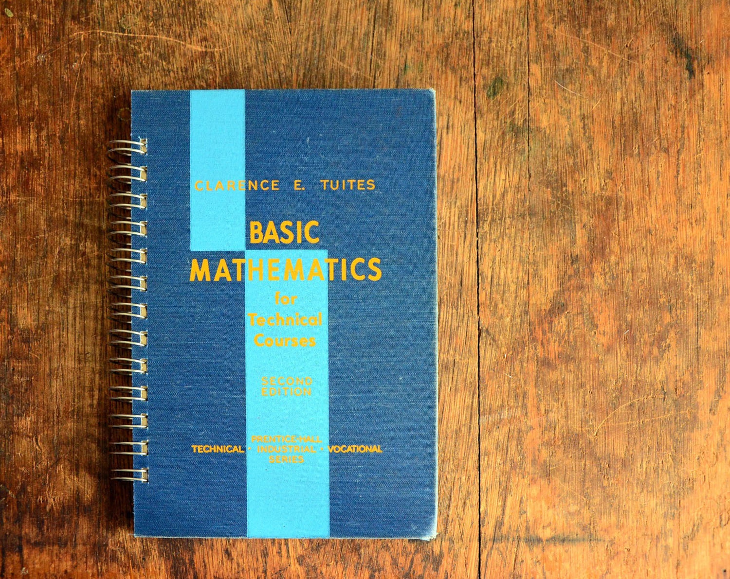 Vintage Book Journal .. Basic Mathematics