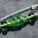 Sale - lampwork shell fibula