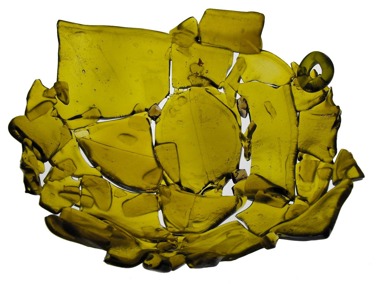Broken Bottle Bowl - Chardonnay