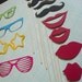Photobooth. Mustache on a Stick - Twelve Piece Photobooth Prop Set