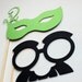 Photo Booth Props. Photobooth Props. Wedding Photo Props. Mustache and Mask on a Stick