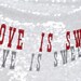 Photo Booth Banner Garland - Valentines Day- Love is Sweet