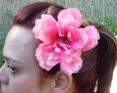 Pink Peony Hair Pin - Pin Up Style