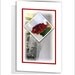 Handmade wedding card - photography - diamond red roses