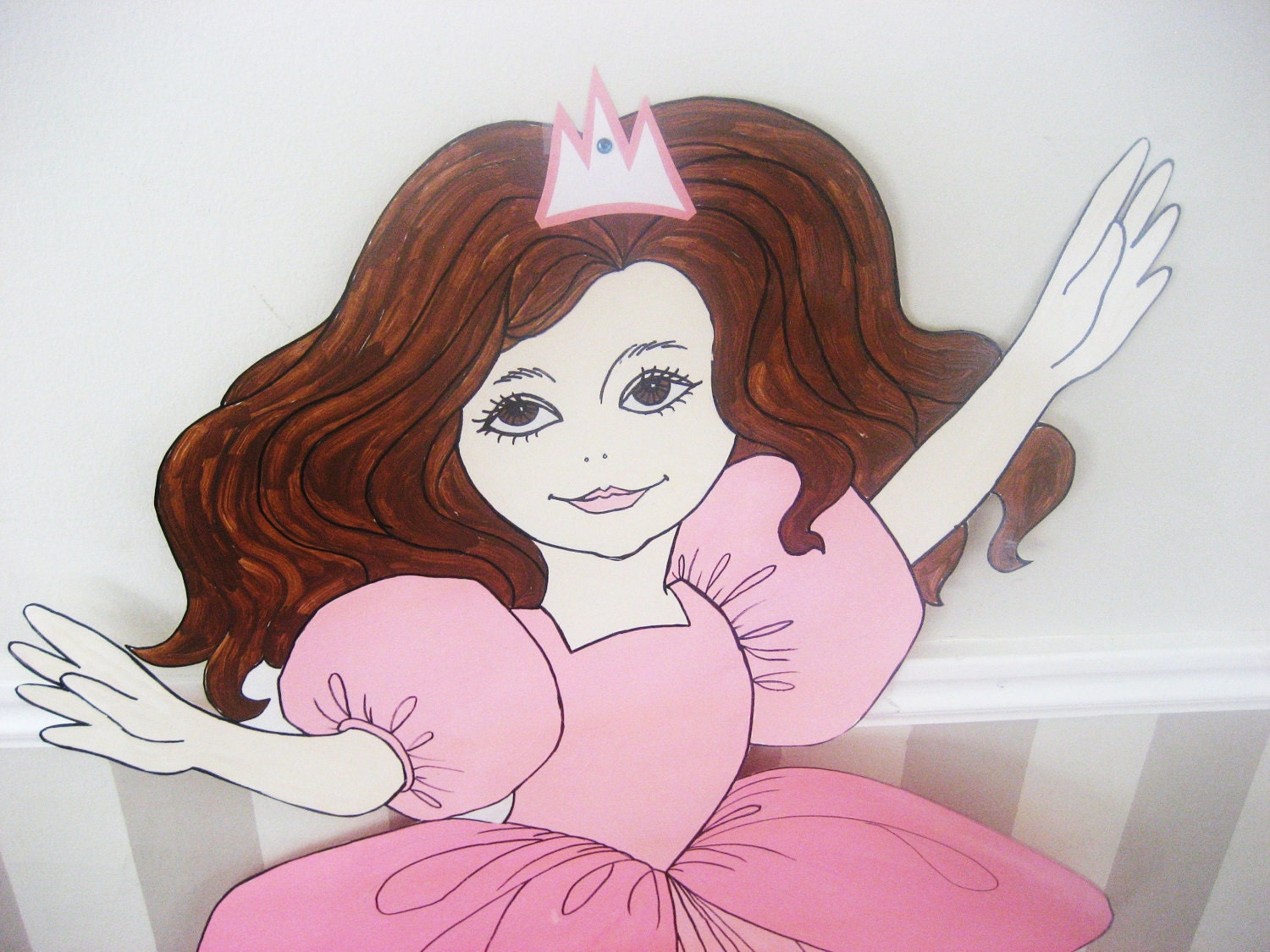 PiN The CRoWN On The PRiNCESS or BALLERiNA - Child Birthday Party Game