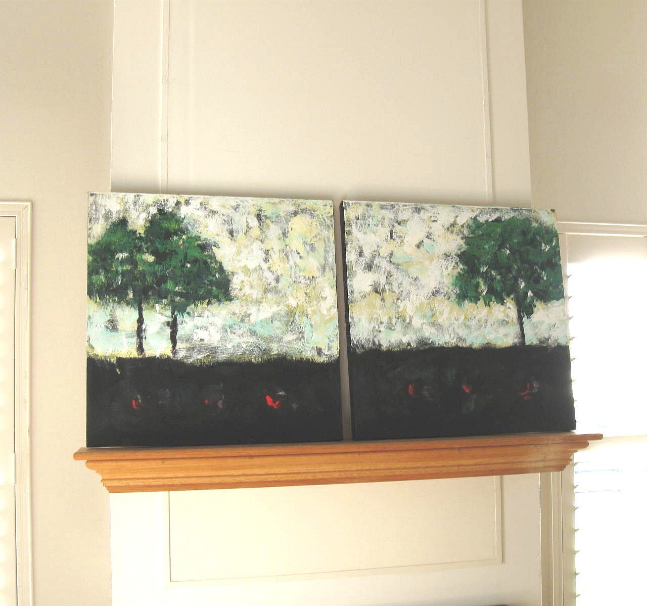 Abstract Landscape Original Acrylic Painting SALE