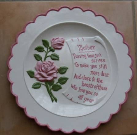 Ceramic Mother's Day Plate