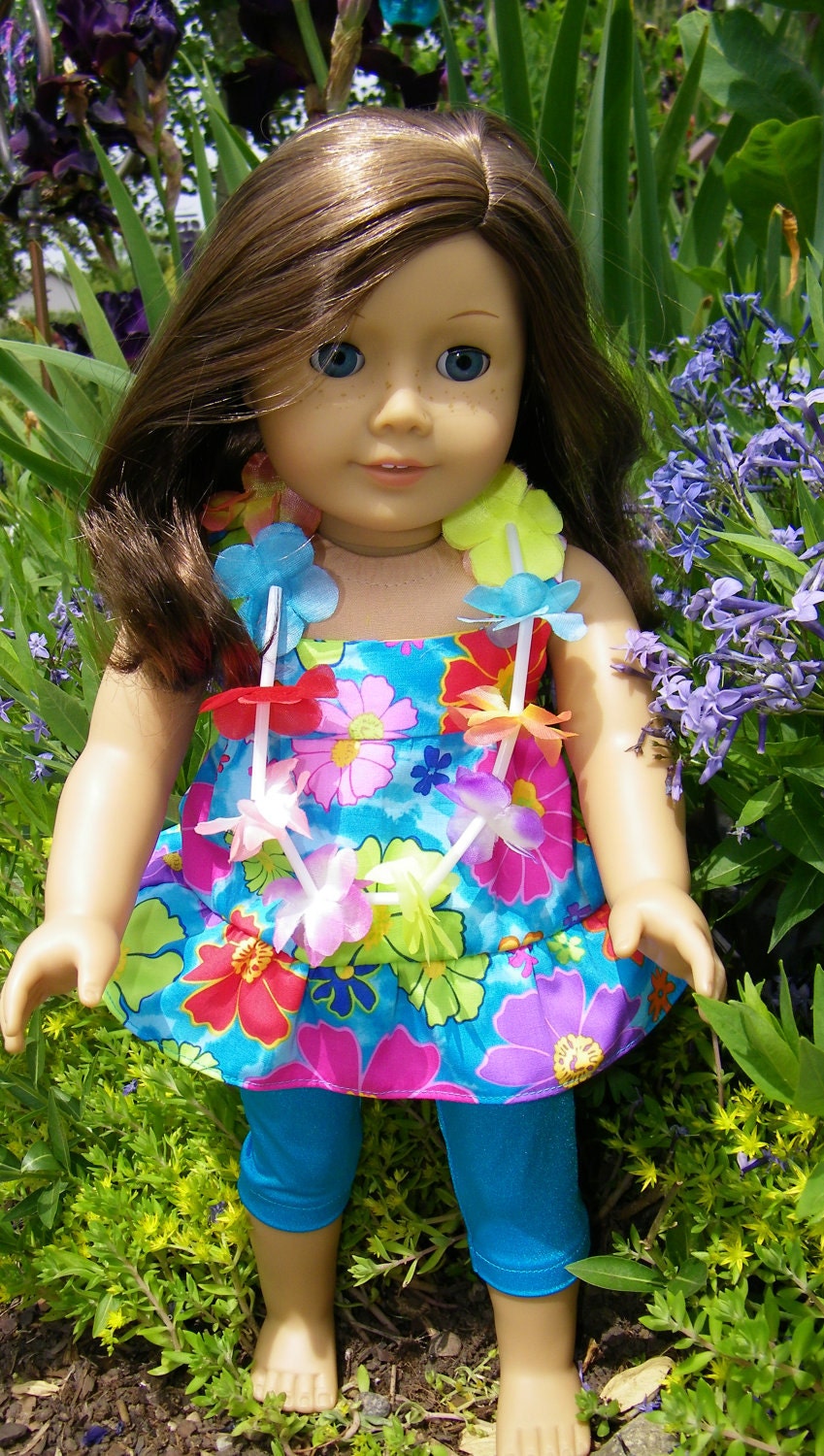 American girl doll tropical outfit