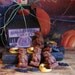 Halloween Beeswax Moons Bats Owls Primitive Scented Tarts Melts Bowl Fillers Halloween Treats Gift Box Choose Your Scent