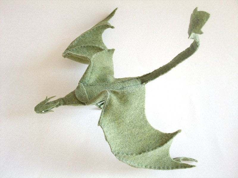 Plush Poseable Dragon PATTERN (PDF)
