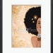 In The Beginning...There Were Afros-- African American Natural Hair Afro Print