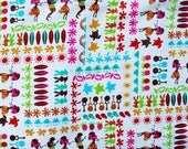 Trans Pacific Textiles Fabric Hula White 1 yard