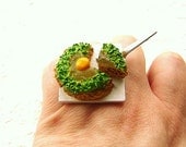 Japanese Savory Pancake Miniature Food Ring Gifts Under 10 Okonomiyaki