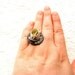 Green Tea Ring Miniature Food Jewelry