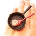 Cute Japanese Ring Cooking A Hamburger Patty Miniature Food Jewelry