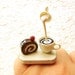 Kawaii Coffee Ring Chocolate Cake