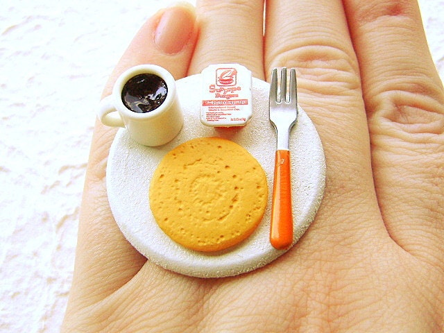 Coffee Ring Food Pancake Syrup