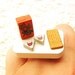 Japanese Ring Sake Cheese Cracker Miniature Food Ring