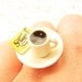 Kawaii Coffee Ring Miniature Food Jewelry