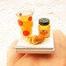 Cute Food Ring Breakfast Orange Juice Croissant Miniature Food Jewelry