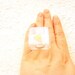 Cute Food Ring Miniature Food Jewelry Banana Pie Display Case