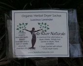 Organic Herbal Dryer Sachet French Lavender Fight Static