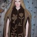 Leather Cape 1968 Peace LoVe Dove SUEDE Cape size s / m CLEARANCE BLOW it out Price