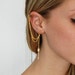 Gold Arrow Earring and Ear Cuff