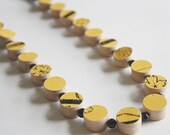 Recycled Skateboard Necklace-Grand Finale No.22 Skateboard Pearls 20"