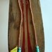 Recycled Skateboard Necklace Triangle Cyclops Collection-Copper and Aqua