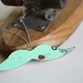 Recycled Skateboard Mustache Necklace-Ms.So Mint