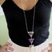 Recycled Skateboard Arrowhead Necklace