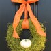 Fall Wreath - It's The GREAT White Pumpkin Wreath - Original Art - Autumn Decorations