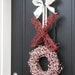 Kisses and Hugs - XO - Wedding Wreath