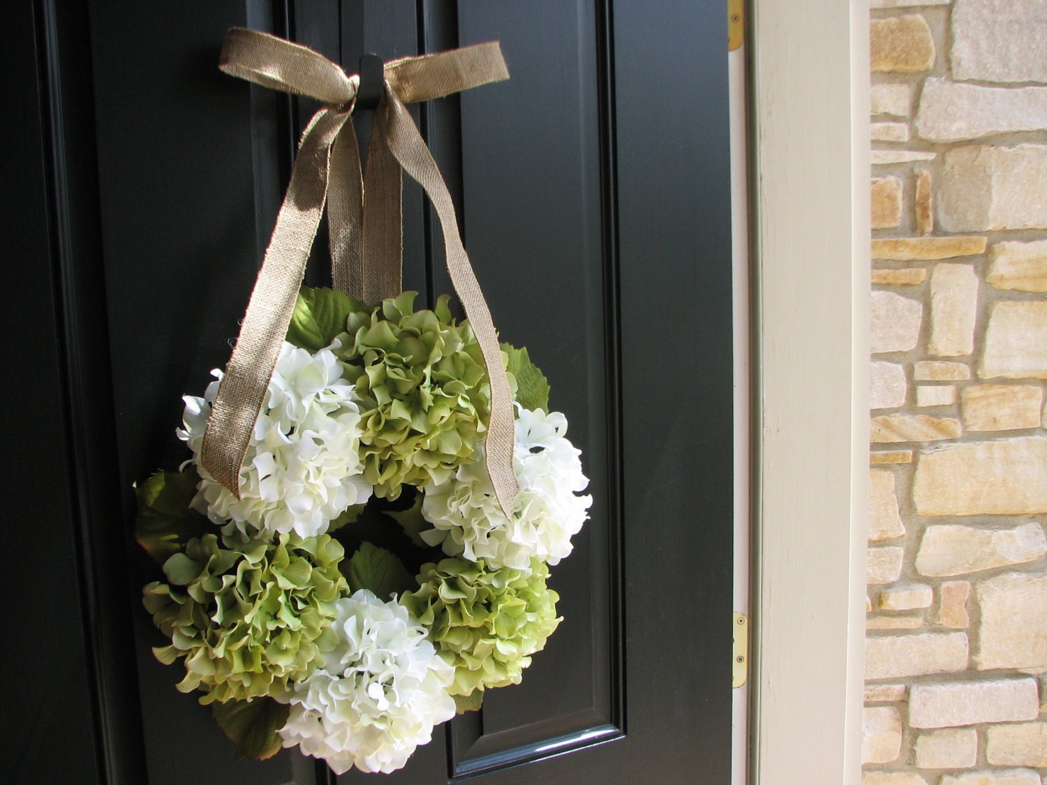 Hydrangeas in Summer - Hydrangea Wreaths - Floral Decor