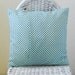 Medely in Blue Brown Patchwork 16x16 Pillow Cover