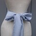 wedding Bridal Sash With a Unique Design Flowers blue color
