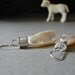 Large Biwa Pearl Drop Earrings in Sterling Silver, Hand Fabricated