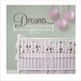 DREAMS QUOTE - perfect for baby nursery- vinyl decal